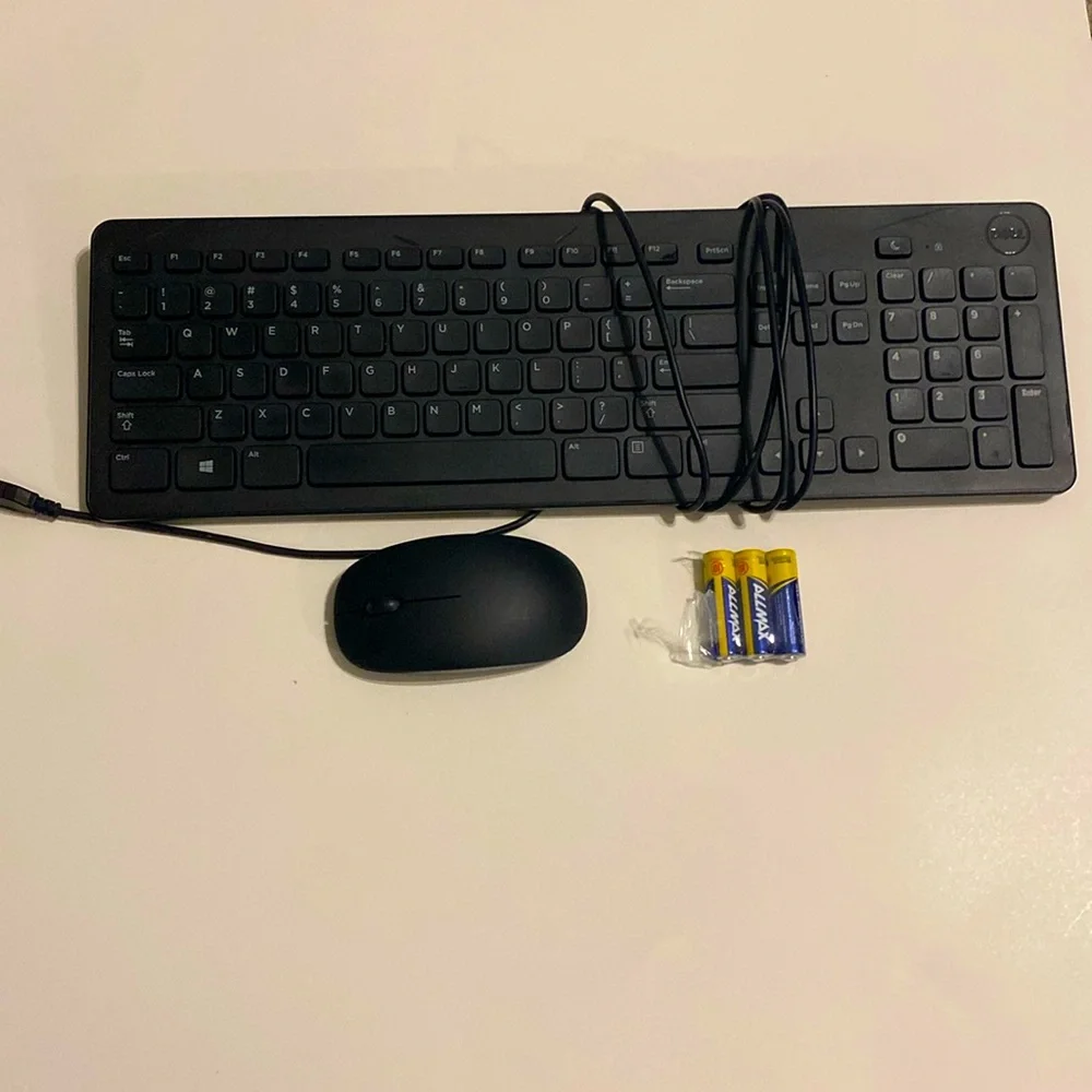 Dell keyboard With Wireless Mouse